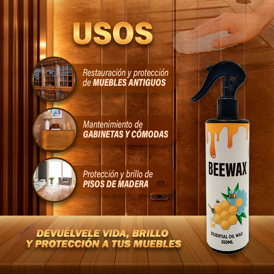 ✨ BEEWAX – Removedor y Restaurador de Madera Natural
