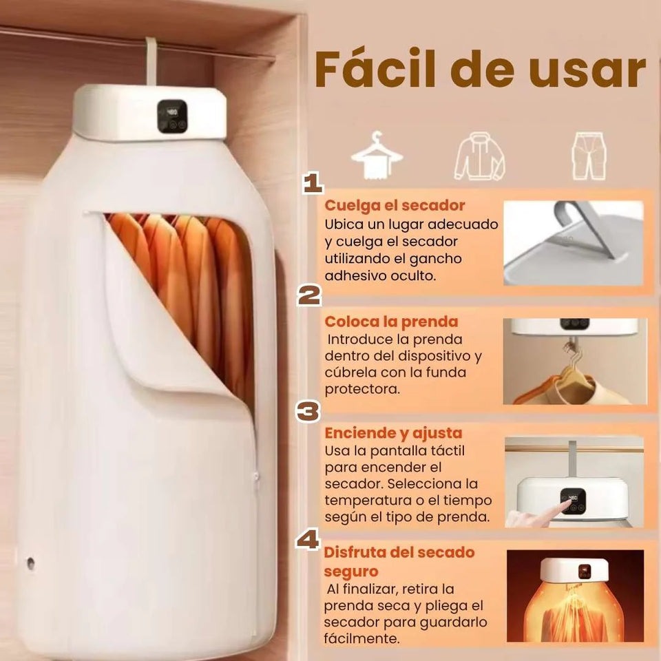 SecaFlash – Secadora de Ropa Portátil
