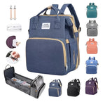 Pañalera 3 en 1: Mochila, Cuna y Cambiador – ¡Práctica y Portátil! + Envió Gratis