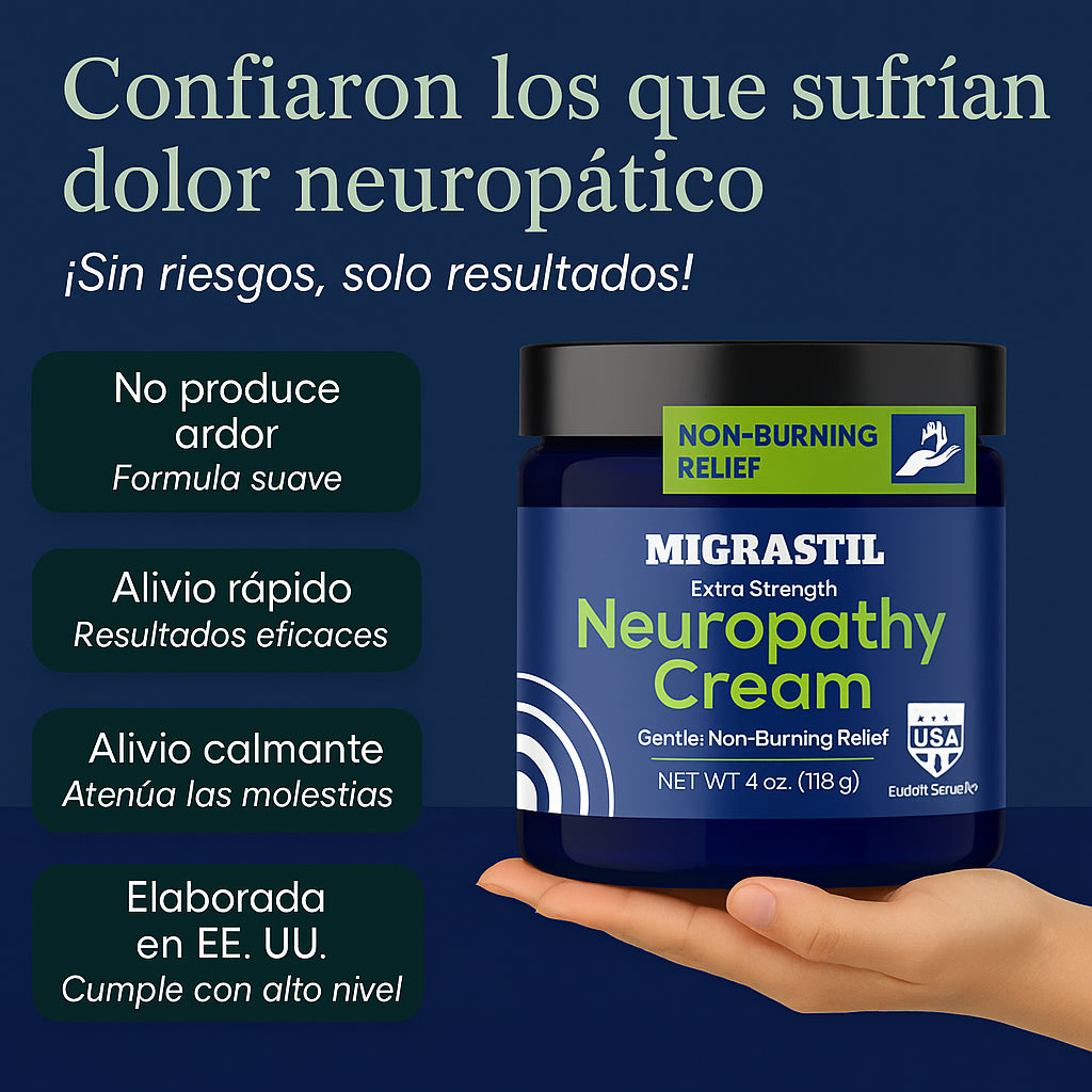 Neuropathy Cream – Alivio Rápido para el Dolor Nervioso