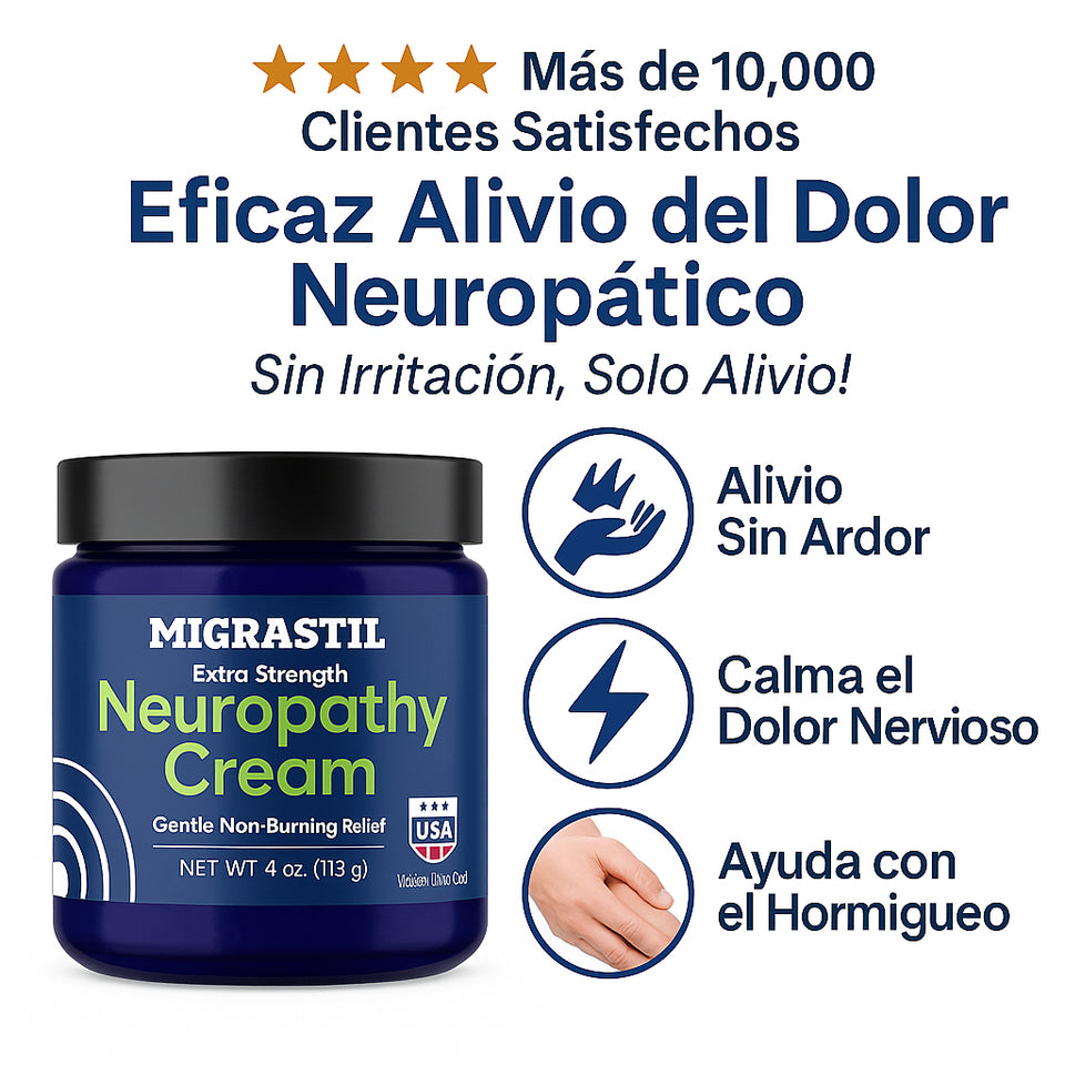 Neuropathy Cream – Alivio Rápido para el Dolor Nervioso