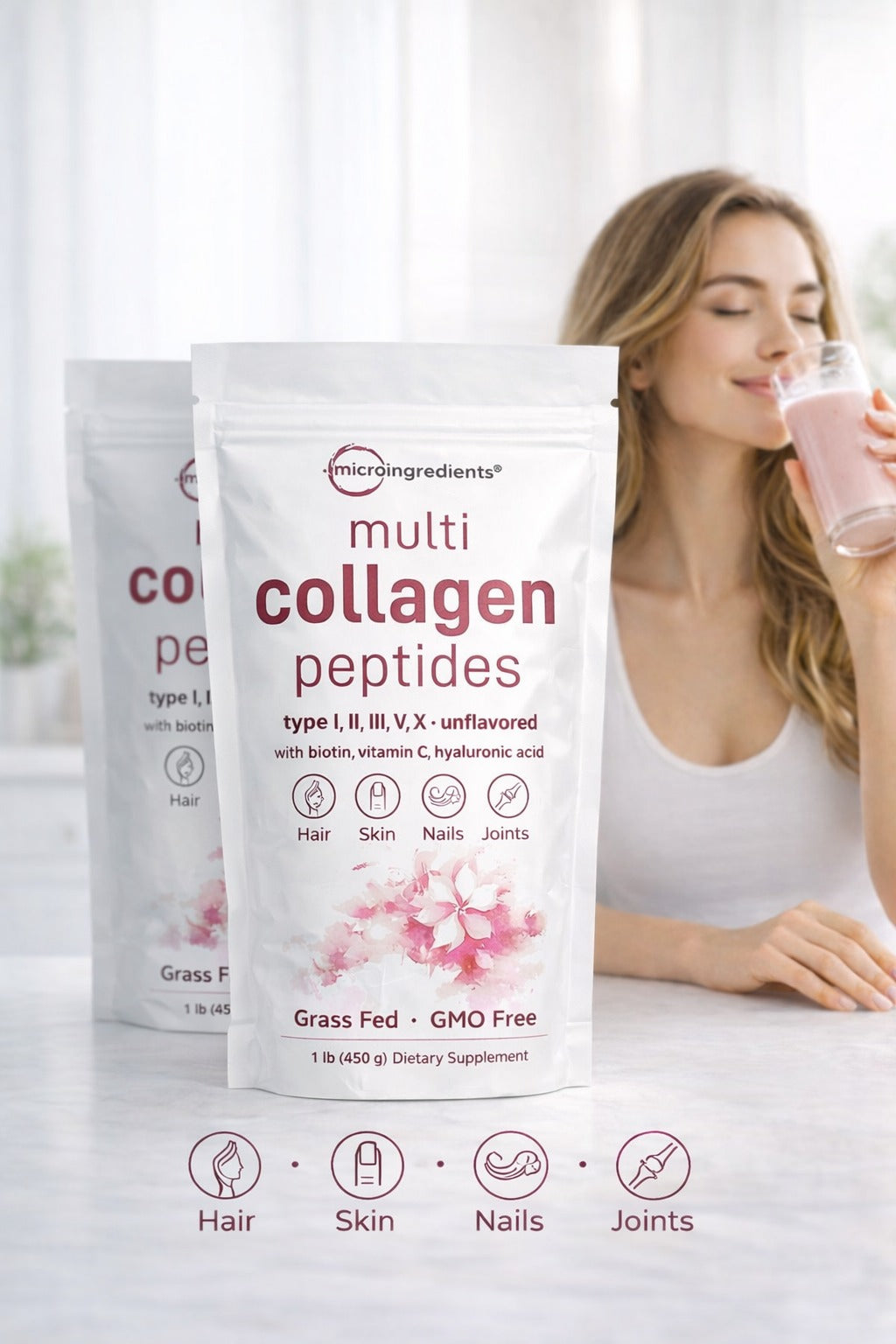 Multi Collagen Peptides VIP DUO – Pack 2×450 g