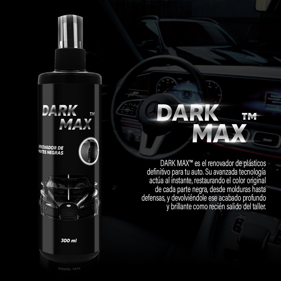 🔥 DARKMAX – Renovador de Partes Negras para Auto