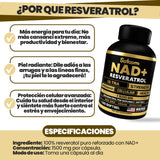 NAD + Resveratrol - Regeneración Celular, Juventud y Energía Total