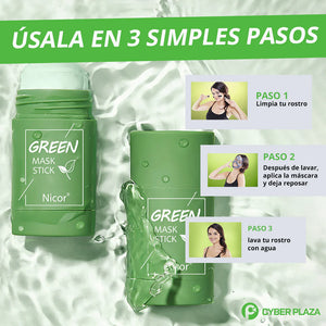 MASCARILLA DETOX DE TE VERDE ANTI ACNE 💚 + ENVIO GRATIS!