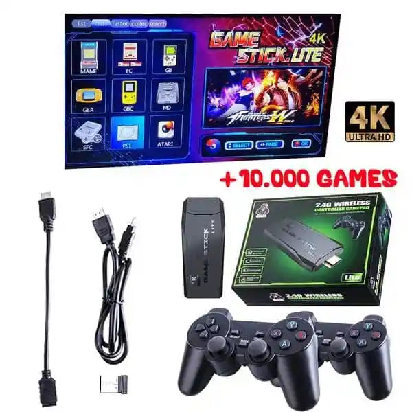 RETROPLAY 4K 🎮 CON 10,000 JUEGOS CLÁSICOS | ENVÍO GRATIS