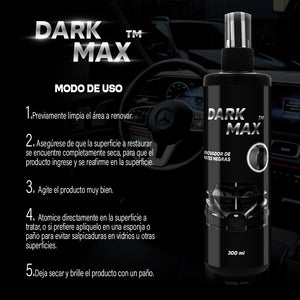 🔥 DARKMAX – Renovador de Partes Negras para Auto