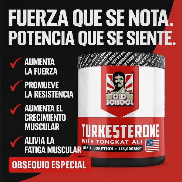 ⚡ Turkesterone ManPower – Oferta 2x1 en Vitalidad y Músculo