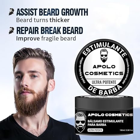 APOLO ESTIMULANTE BARBA VIP - Sérum para Crecimiento de Barba