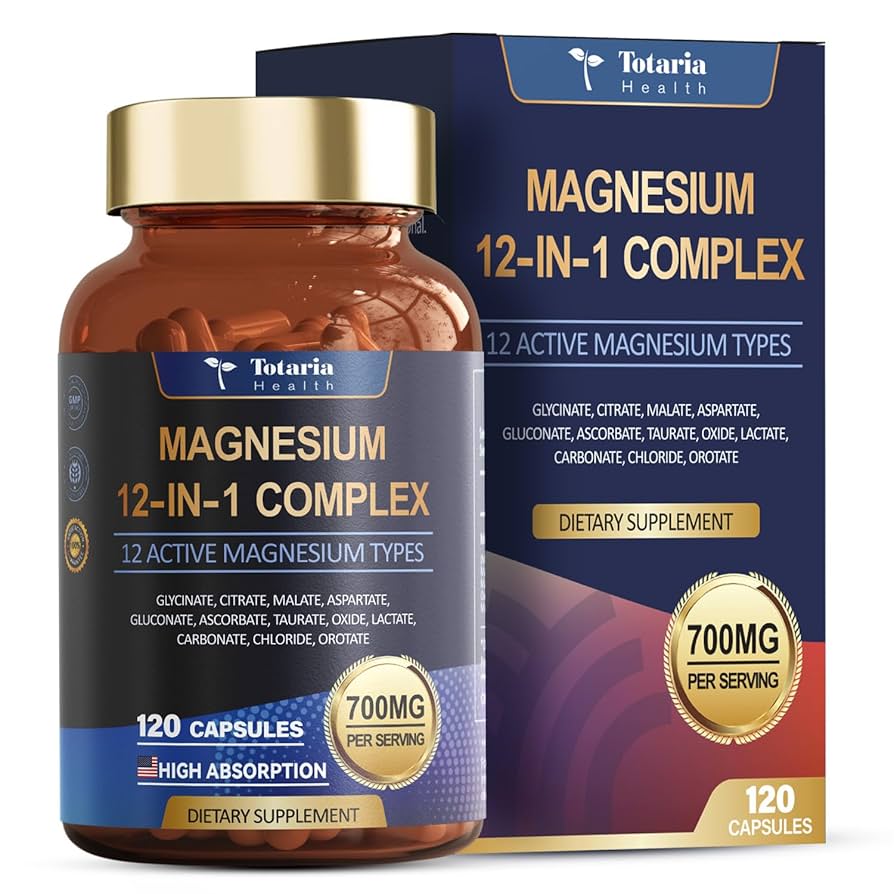 Totaria MagnePlus🌿 – Magnesio avanzado 12 en 1 para músculos, huesos y vitalidad