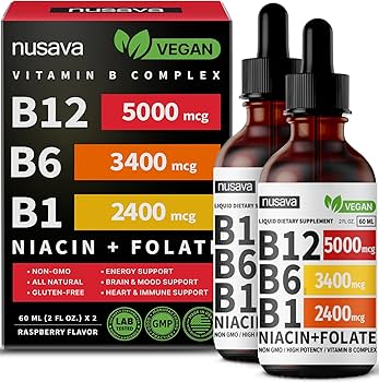 Caja 2X1 NUVASA - B12 Power Shot – Energía y Mejora del Sistema Nervioso