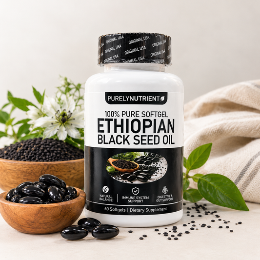 ETHIOPIAN BLACK SEED OIL™ – Aceite de Semilla Negra Etíope 60 Cápsulas