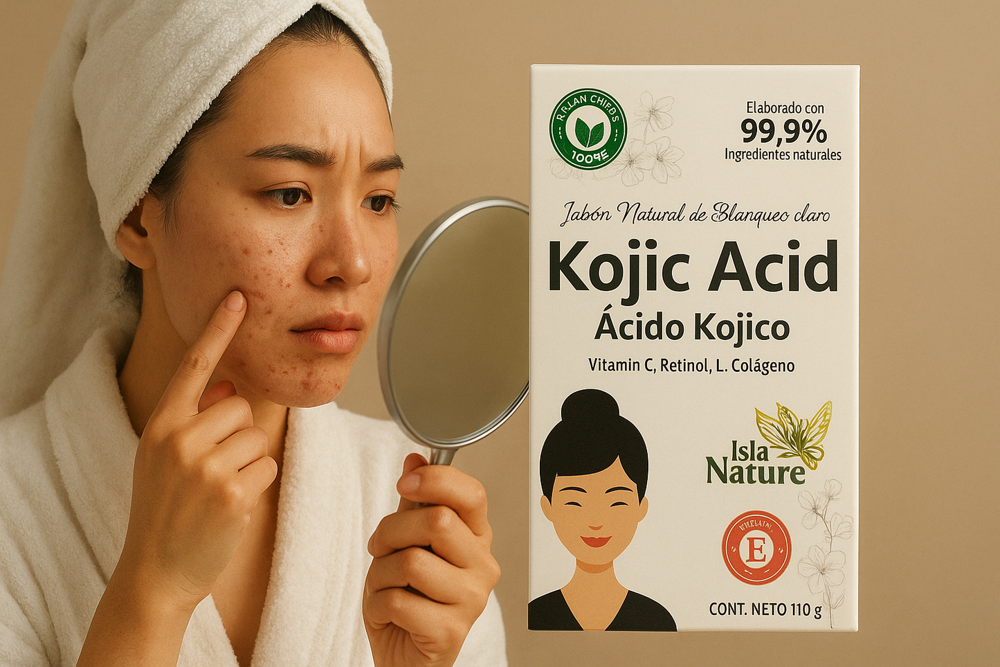 Kojibella✨ - (3 PACK) Jabón despigmentante, antiacné y unificador del tono de la piel