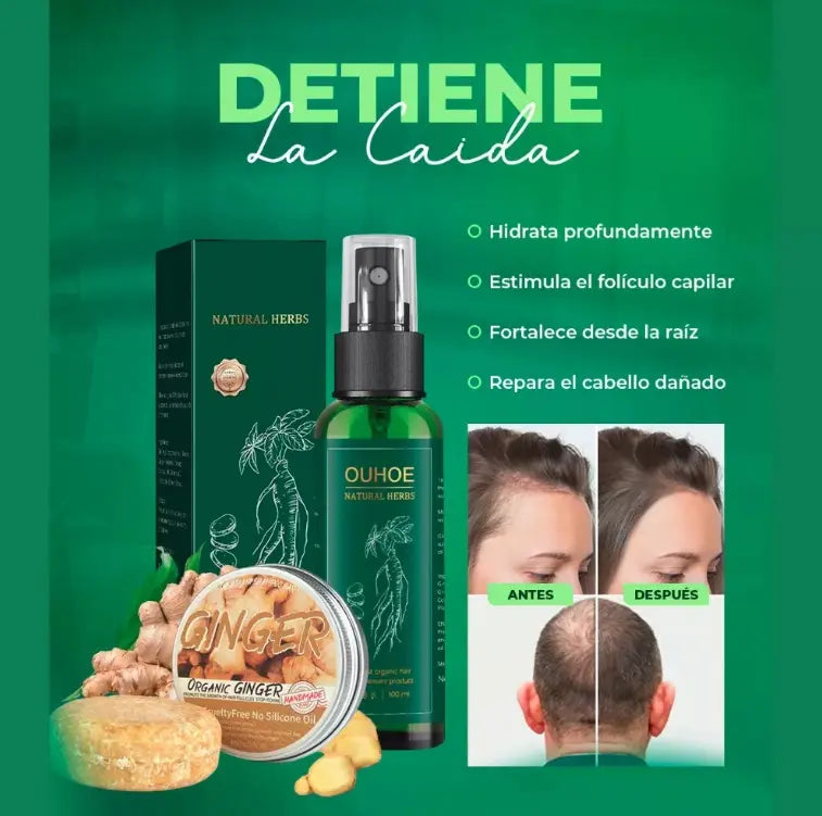 Super Combo Capilar OUHOE | Sérum 100 ML + Dermaroller