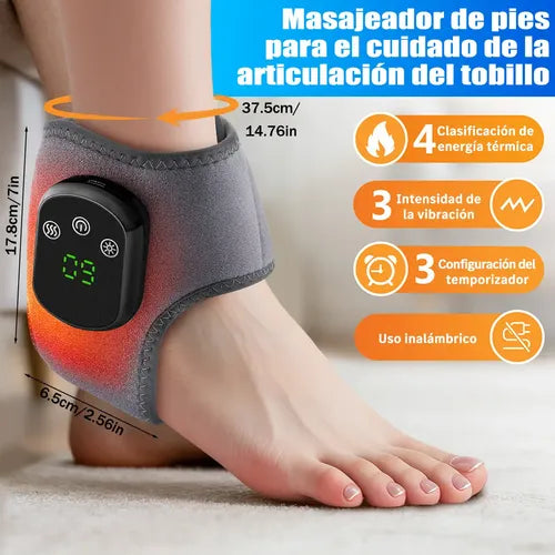 THERMO ANKLE™ – Tobillera Térmica con Masaje Vibratorio