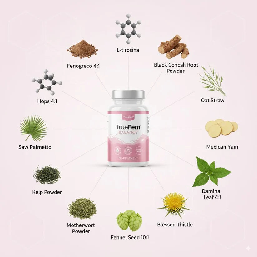 True Fem 13 en 1 – 🌷Cápsulas naturales para sentirte más joven, plena y segura de ti misma