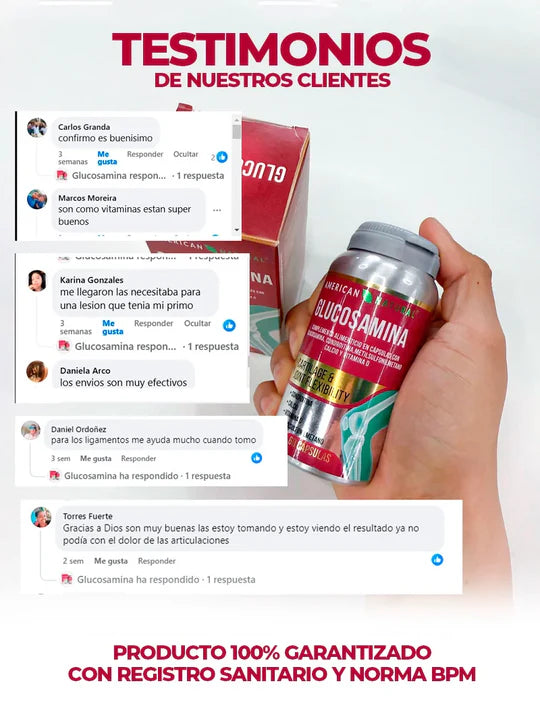 Glucosamina – Renovación Articular conTriple Accion (60 cápsulas)