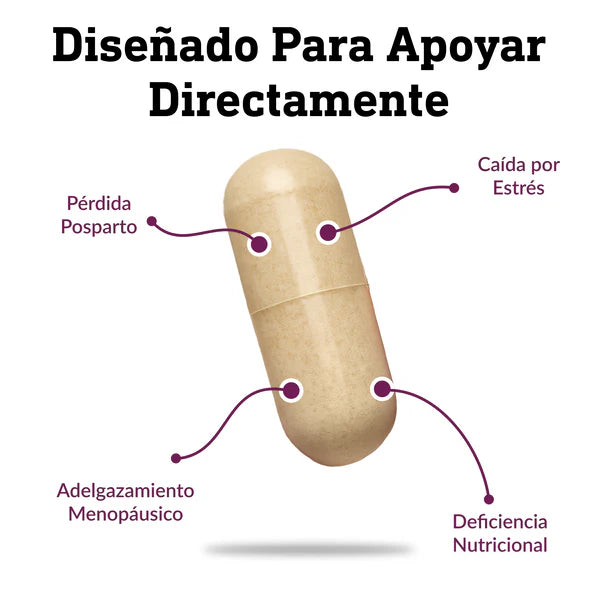 💊 Hair Growth – El Suplemento que Fortalece tu Cabello desde la Raíz  (60 Capsulas)