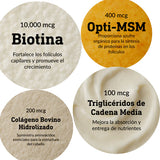 💊 Hair Growth – El Suplemento que Fortalece tu Cabello desde la Raíz  (60 Capsulas)
