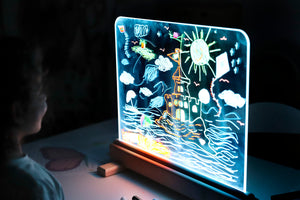 LumiBoard Kids – Pizarra LED Mágica Navideña