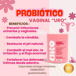 🌸 URO Vaginal Probiotic – Equilibrio Íntimo desde Adentro