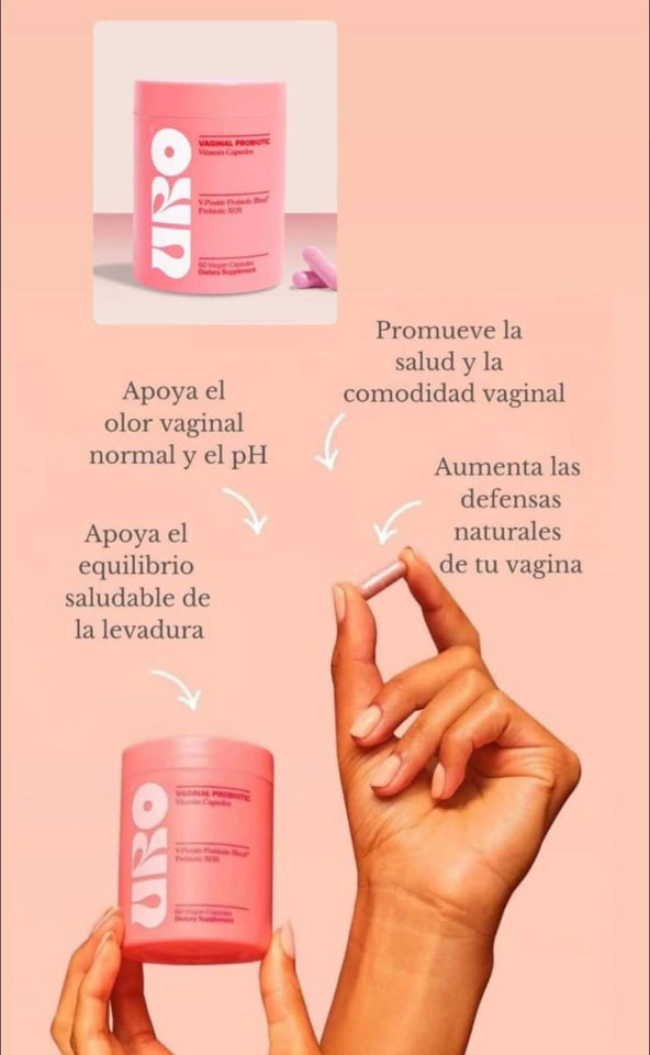 🌸 URO Vaginal Probiotic – Equilibrio Íntimo desde Adentro