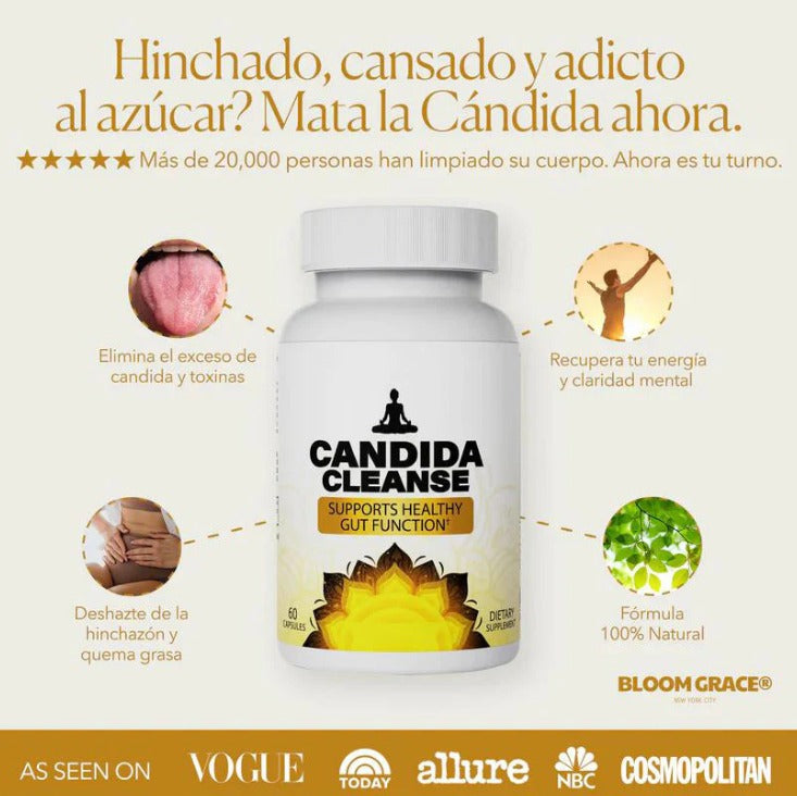 Cápsulas Candiclear - Naturalmente libre de hongo (60und)