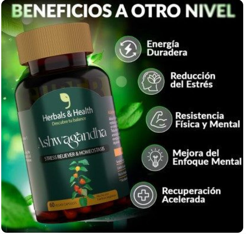 Ashwagandha Vital – Armonía para cuerpo y mente (60und)