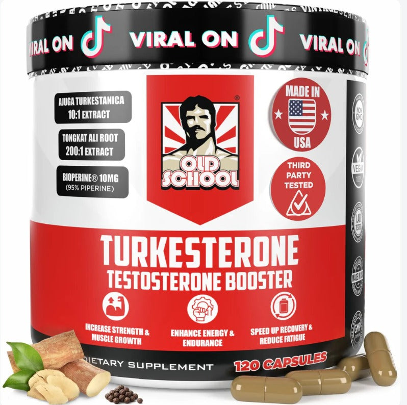 Turkesterone: Cápsulas de vitalidad masculina y construcción muscular