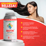 Biotina – Nutre Cabello, Piel y Uñas💆‍♀️