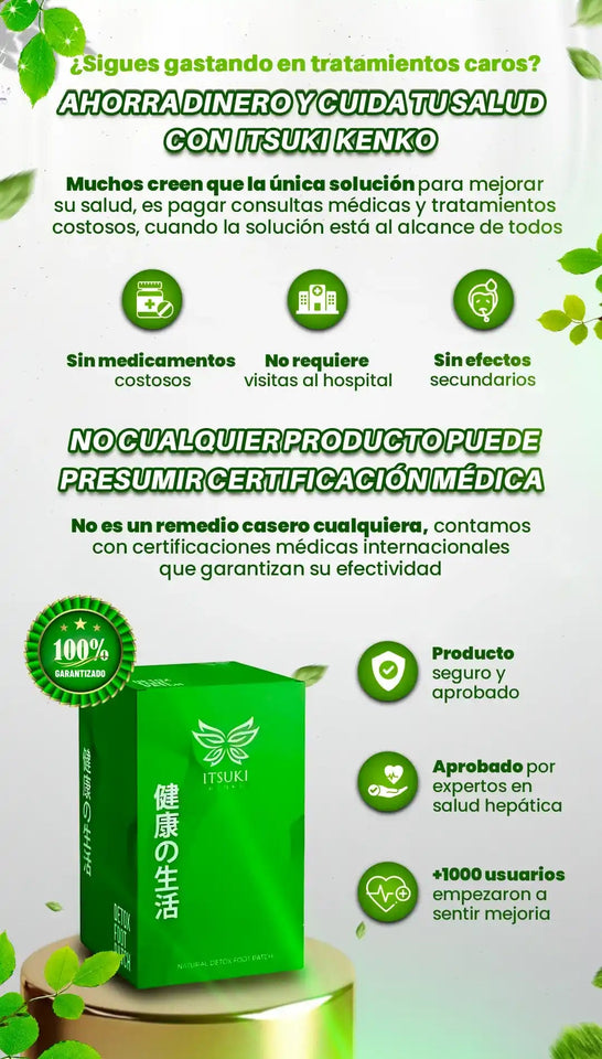 🌿 Parche Detox Itsuki Kenko – Renueva tu cuerpo mientras duermes