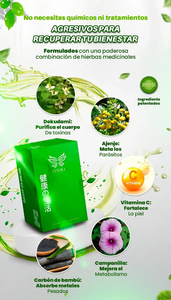 🌿 Parche Detox Itsuki Kenko – Renueva tu cuerpo mientras duermes