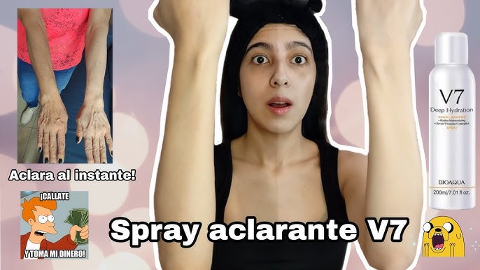 V7 Radiant Mist – Spray Aclarante Iluminador para Rostro y Cuerpo 💧