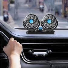 ventilador Doble para Auto – Flujo de Aire Máximo