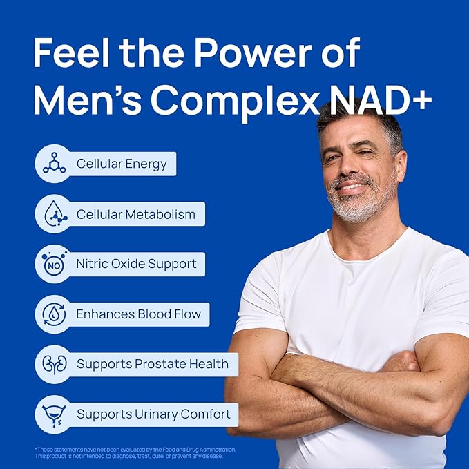 NAD+ For Men Pro – Energía Celular Masculina