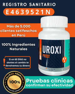 UROXI – suplemento masculino que cuida tu próstata y enciende tu potencia